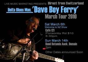 Dave New Zealand tour