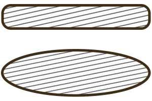 two bone cross section shapes