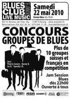 Bonny B blues contest poster