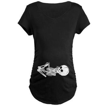 Baby Skeleton Maternity T-Shirt