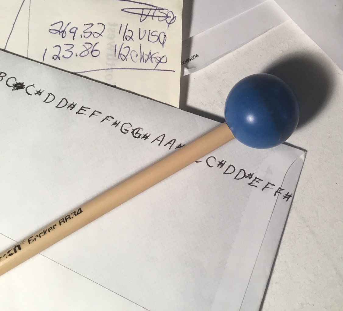 This is the mallet that used to use. I picked it out after testing a number of mallets in a music shop.